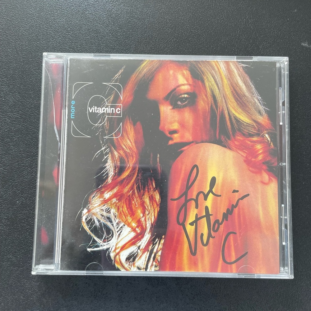 Autographed Vitamin C CD Case